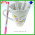 Promotion kids drawing oven bake marker + plate sets